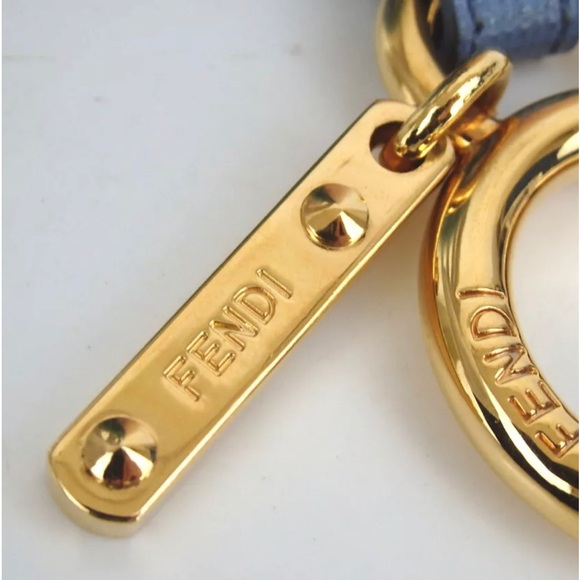 FENDI Tricolor Fox Fur Pom Pom Keychain/ Bag Charm 😍🔥 - Picture 9 of 10